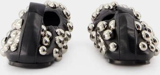 Isabel marant Belna Ballerinas Leather Black in zwart