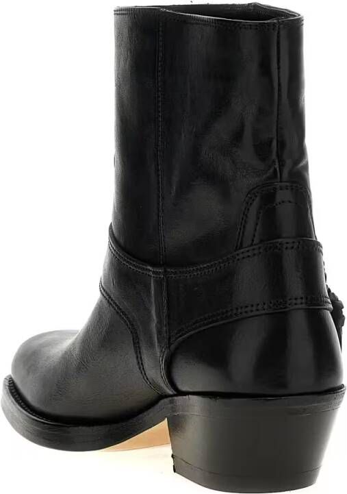 Isabel marant Boots 'Akson Gaucho' Ankle Boots in zwart