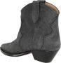 Isabel marant Zwarte Enkellaarsjes met Cubaanse Hak Black Dames - Thumbnail 2