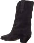 Isabel marant Stijlvolle Suede Cowboy Laarzen Black Dames - Thumbnail 1