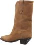 Isabel marant Suede laarzen in Texaanse stijl Beige Dames - Thumbnail 3