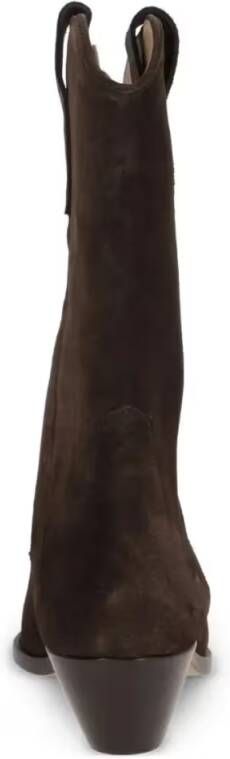 Isabel marant Boots Suede Point-Toe Boots in zwart