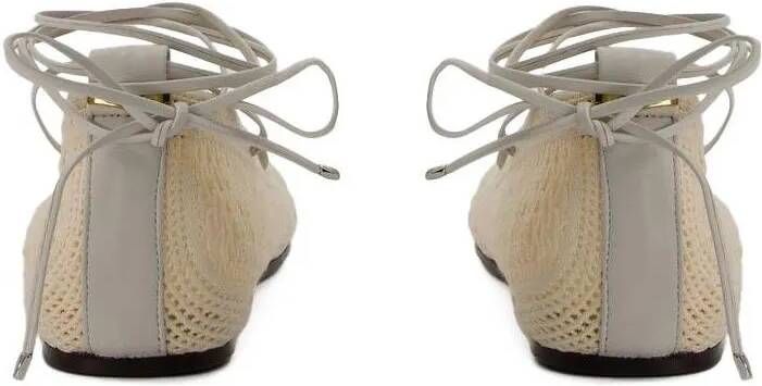 Isabel marant Belna Ballerinas Cotton Beige in beige