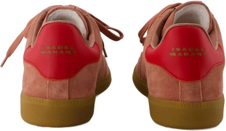 Isabel marant Low-Top Sneakers Bryce Ga Sneakers Leather Pink in roze