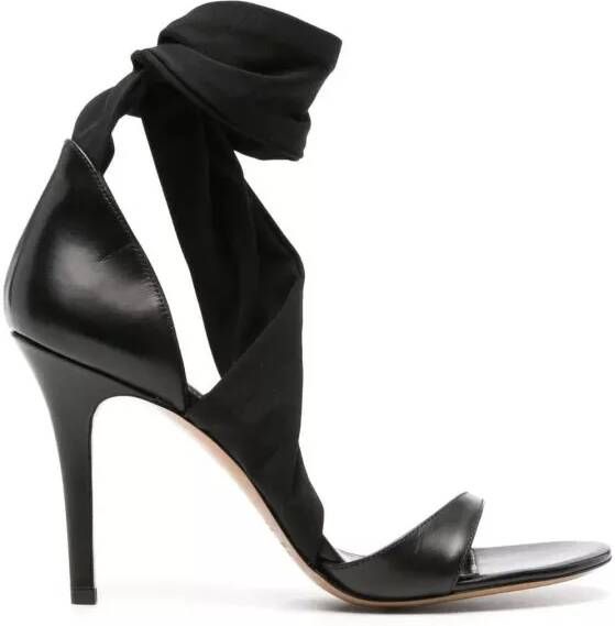 Isabel marant Sandalen Askja 105Mm Leather Sandals in zwart