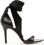 Isabel marant Sandalen Askja 105Mm Leather Sandals in zwart - Thumbnail 1