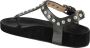Isabel marant Studded Sandalen Enore Zwart Zilver Black Dames - Thumbnail 2