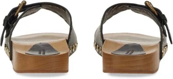 Isabel marant Sandalen Jaso Clogs in bruin