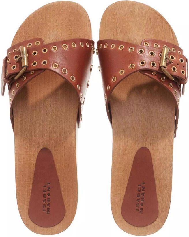 Isabel marant Slippers Sandals in cognac