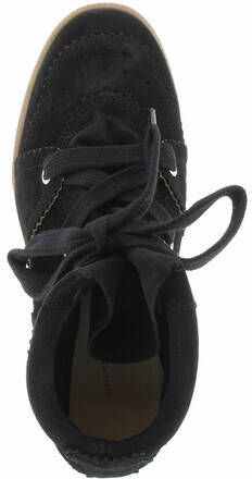 Isabel marant Sneakers Bobby Sneaker Velvet Stainer Basket in black