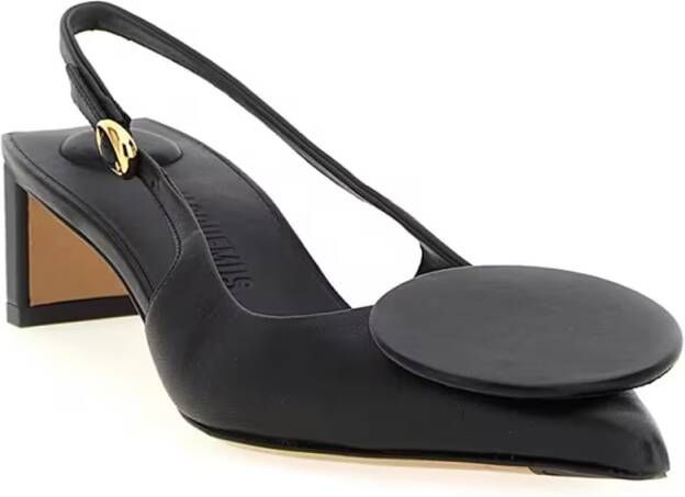 Jacquemus Hoge hakken 'Duelo B' Slingback in zwart