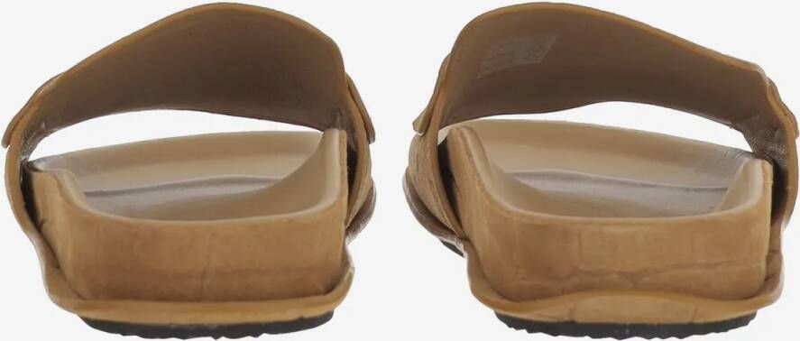 Jacquemus Sandalen Sandals Slides Les Sandales Mocassin in cognac