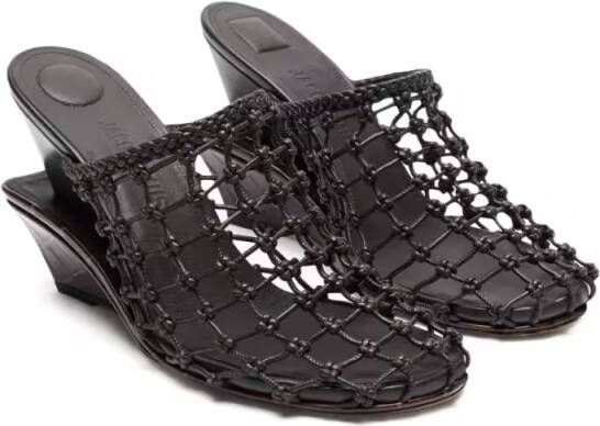 Jacquemus Bruine en Zwarte Sandalen voor Vrouwen - Foto 2