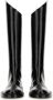 Jil Sander Boots Glossy High-Shaft Leather Boots in zwart - Thumbnail 1