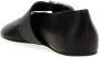 Jil Sander Zwarte Leren Ballerina's Schoenen Black Dames - Thumbnail 2