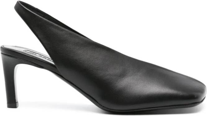 Jil Sander Hoge hakken Court Shoes in zwart
