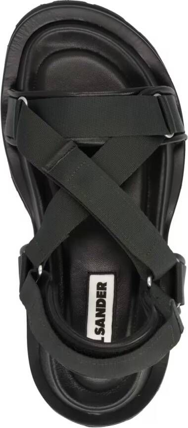 Jil Sander Sandalen Oversize Sandals in groen