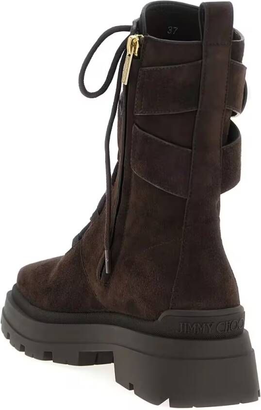 Jimmy Choo Boots Noemi' Combat Boots in bruin