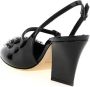 Jimmy Choo Hoge hakken 'Belinda' Slingback in zwart - Thumbnail 1