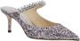 Jimmy Choo Hoge hakken Bing Glitter Pumps in zilver - Thumbnail 2