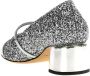 Jimmy Choo Elisa 45 Zilveren Glitter Leren Pumps - Thumbnail 2