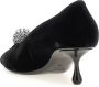 Jimmy Choo Hoge hakken 'Orb Pump 50' Pumps in zwart - Thumbnail 1