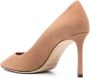 Jimmy Choo Hoge hakken Pointed Toe Slip-On Pumps With High Stiletto Heel in beige - Thumbnail 1
