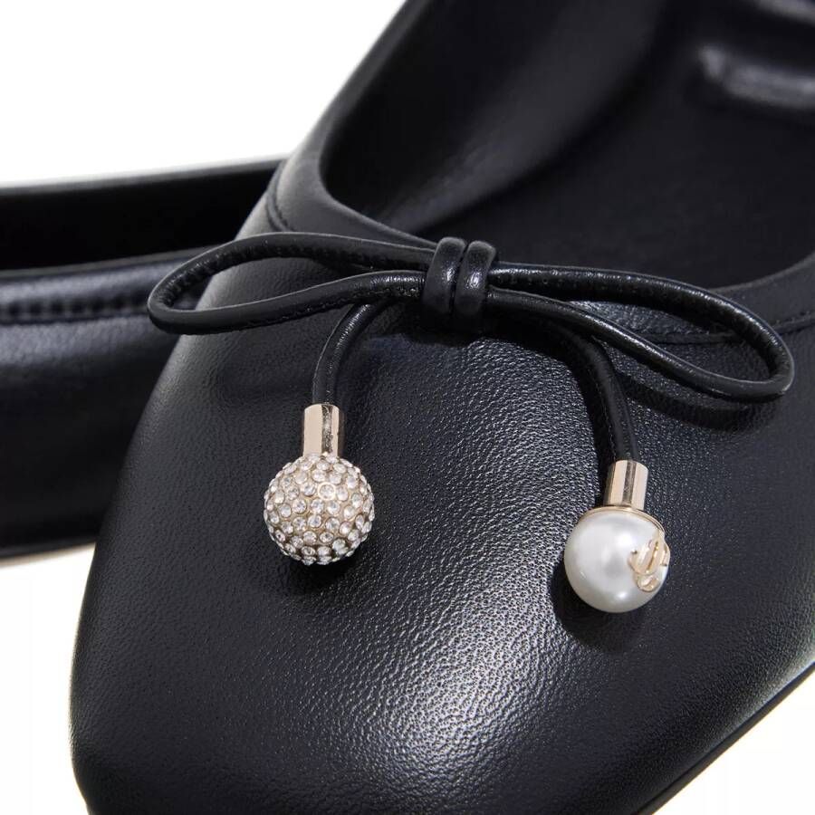 Jimmy Choo Loafers Elme Flat in zwart