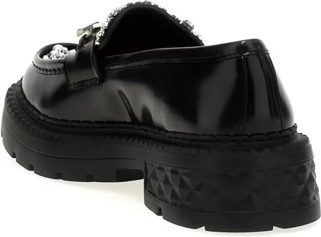 Jimmy Choo 'Marlow Diamond' Loafers in zwart