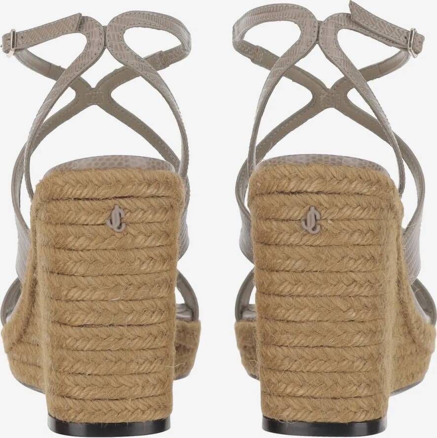 Jimmy Choo Sandalen Espadrilles Ayla 110 in beige