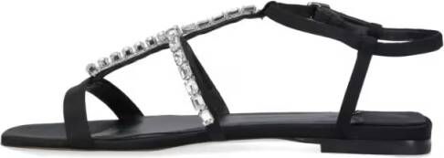 Jimmy Choo Sandalen "Gwyn" Crystal Sandals Black in zwart