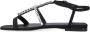 Jimmy Choo Sandalen "Gwyn" Crystal Sandals Black in zwart - Thumbnail 1