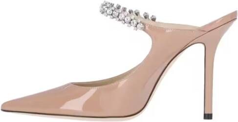 Jimmy Choo Slippers & Mules "Bing 100" Mules – Pink in roze