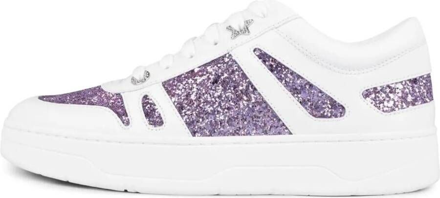 Jimmy Choo Low-Top Sneakers Hawaii Glitter Sneakers in meerkleurig