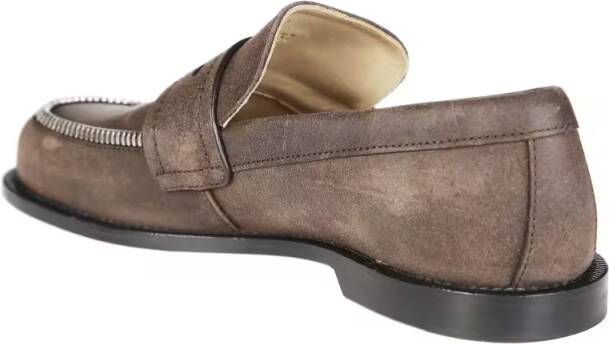 J.W.Anderson Biker Loafers in grijs