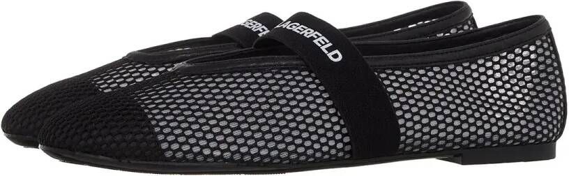 Karl Lagerfeld Ballerinas Karo Mesh Pump in zwart