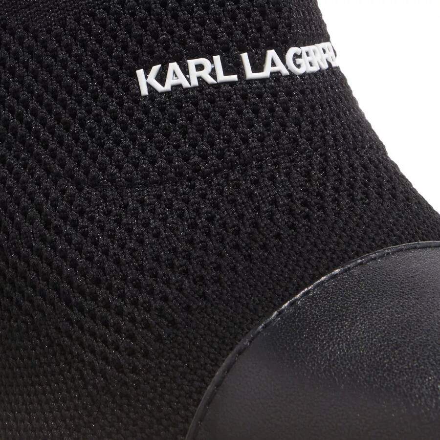 Karl Lagerfeld Boots & laarzen Debut Mix Knit Ankle Boot in zwart