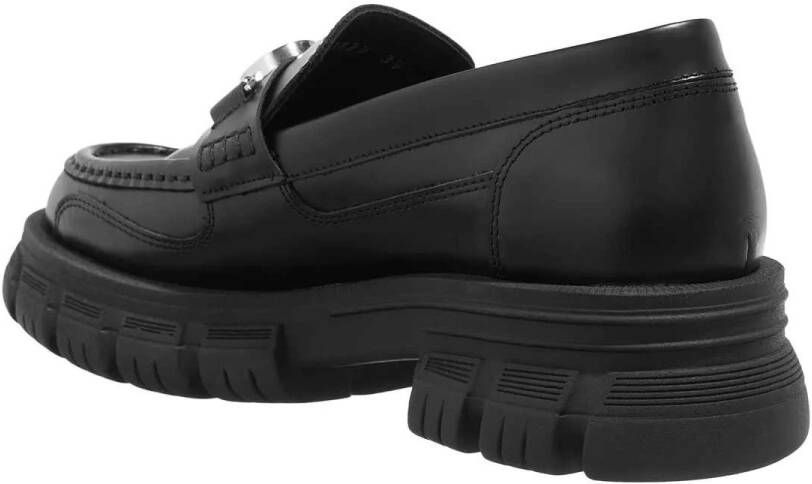 Karl Lagerfeld Loafers & ballerina schoenen Precinct Ring Bit Loafer in zwart