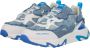 Karl Lagerfeld Low-Top Sneakers Blaze Strike Lace Denim Mix in blauw - Thumbnail 1