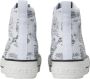 Karl Lagerfeld Low-Top Sneakers Kampus Max Jorge Parra Print Hi in wit - Thumbnail 1