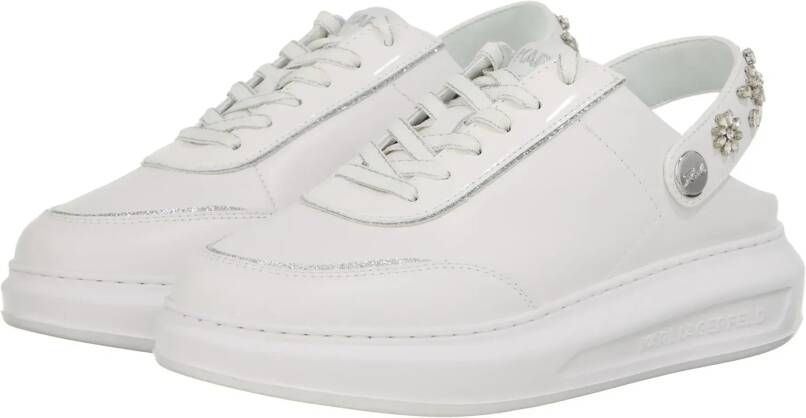 Karl Lagerfeld Low-Top Sneakers Kapri Florastone Sling in wit