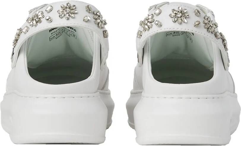 Karl Lagerfeld Low-Top Sneakers Kapri Florastone Sling in wit