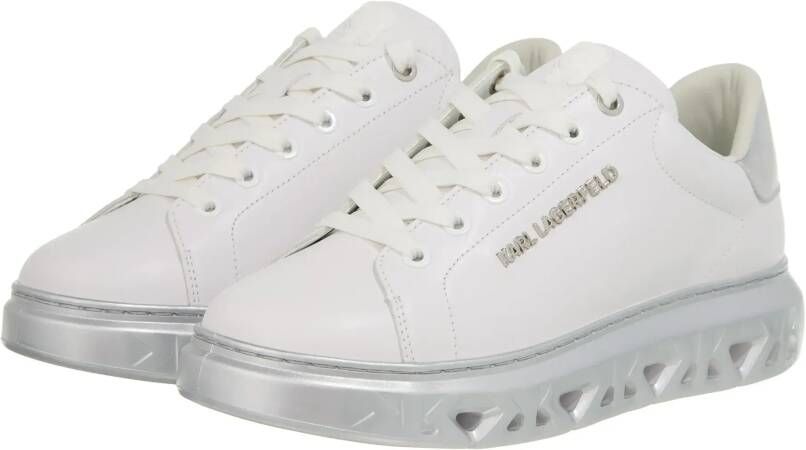 Karl Lagerfeld Low-Top Sneakers Kapri Kite Lo Lace Lthr in wit
