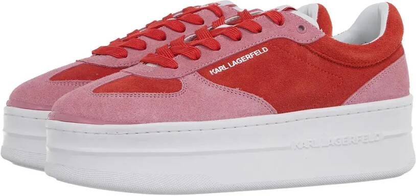 Karl Lagerfeld Low-Top Sneakers Kobo Iii Apron Front Lo in rood