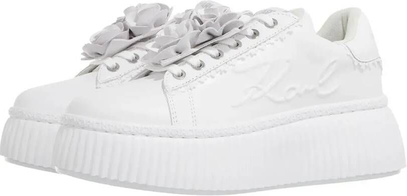 Karl Lagerfeld Low-Top Sneakers Kreeper Lo Signia Flora Trim in wit