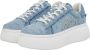 Karl Lagerfeld Low-Top Sneakers Kreeper Lo Signia Mix Lo Lace in blauw - Thumbnail 3
