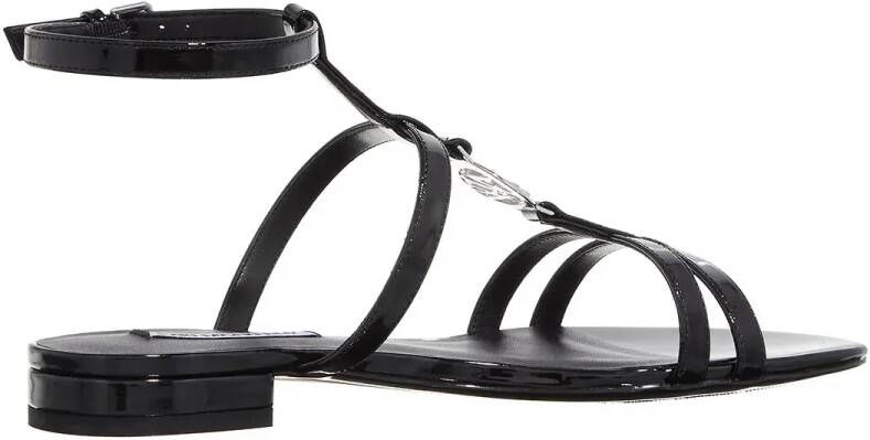 Karl Lagerfeld Sandalen Alisso Signia Link Ankle Strap in zwart