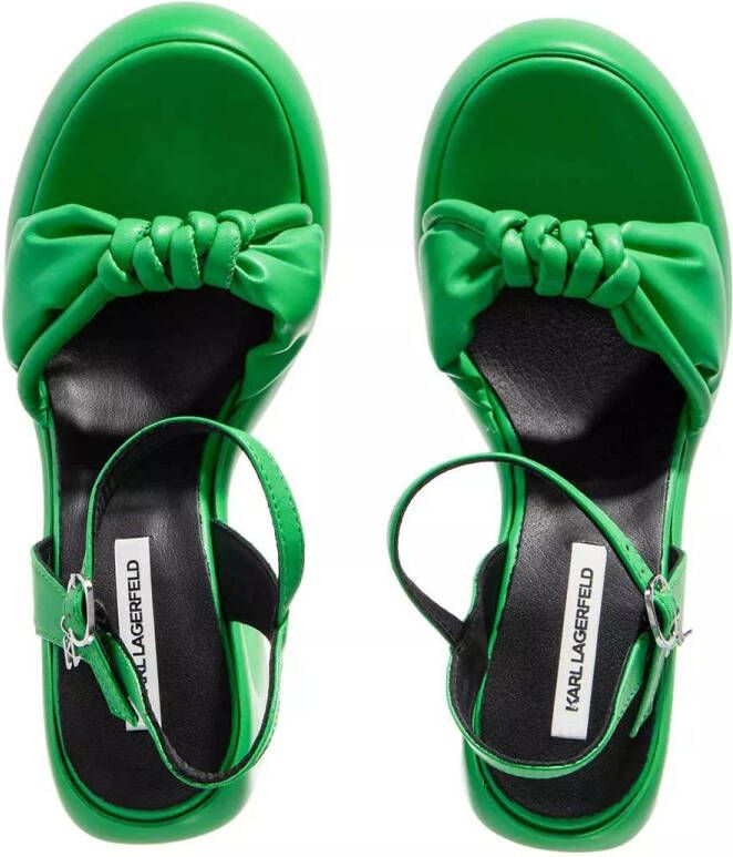 Karl Lagerfeld Sandalen ASTRAGON HI Buckle Strap Sandal in groen