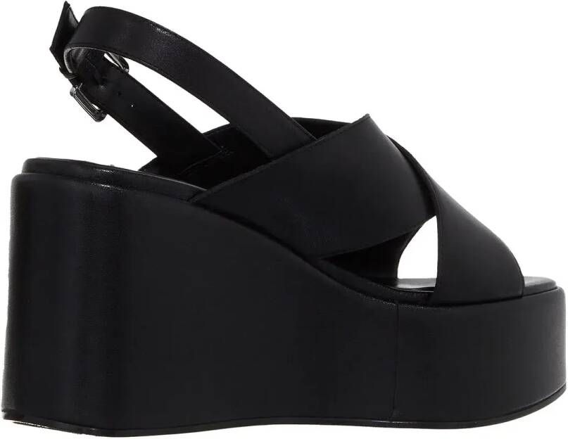 Karl Lagerfeld Sandalen met hak Wendy Kross Strap Sling in zwart