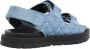 Karl Lagerfeld Sandalen Salon Tred Quilted Slingback in blauw - Thumbnail 3